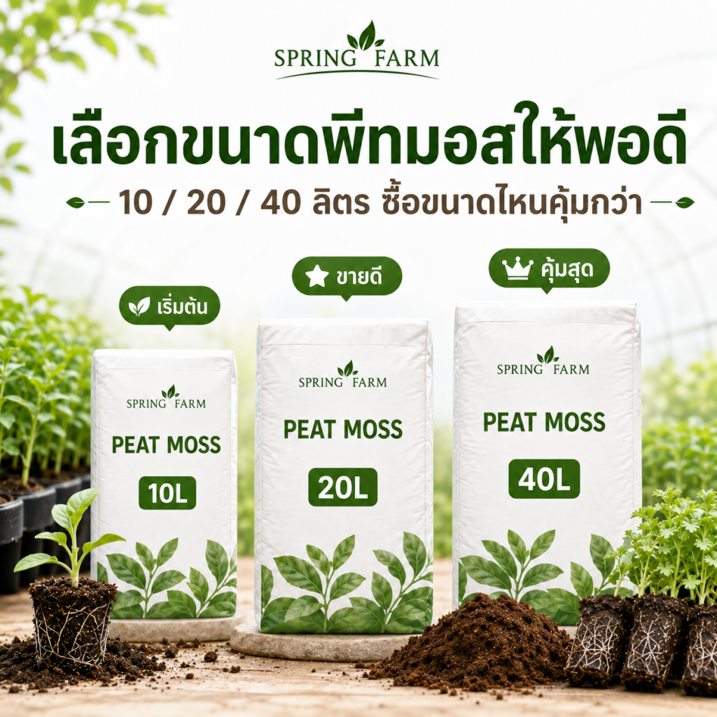 ย้ายกล้าลงแปลง ตอนไหน – ดูรากเดินเต็มก้อนพีทมอส ใบจริงครบ พร้อมย้าย